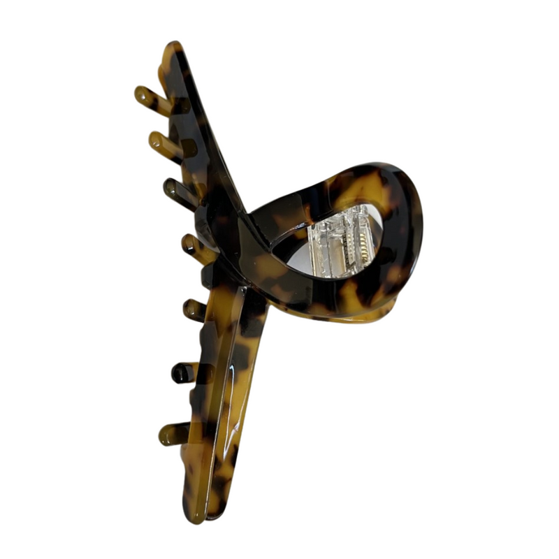 Cali Hair Clip in Brown Leopard